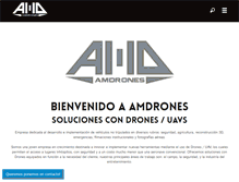 Tablet Screenshot of amdrones.com